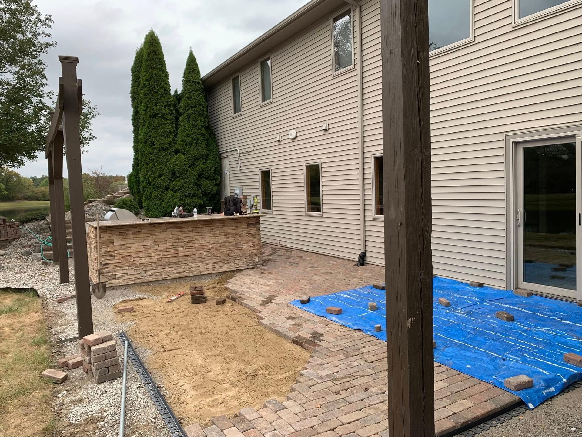 Patio construction