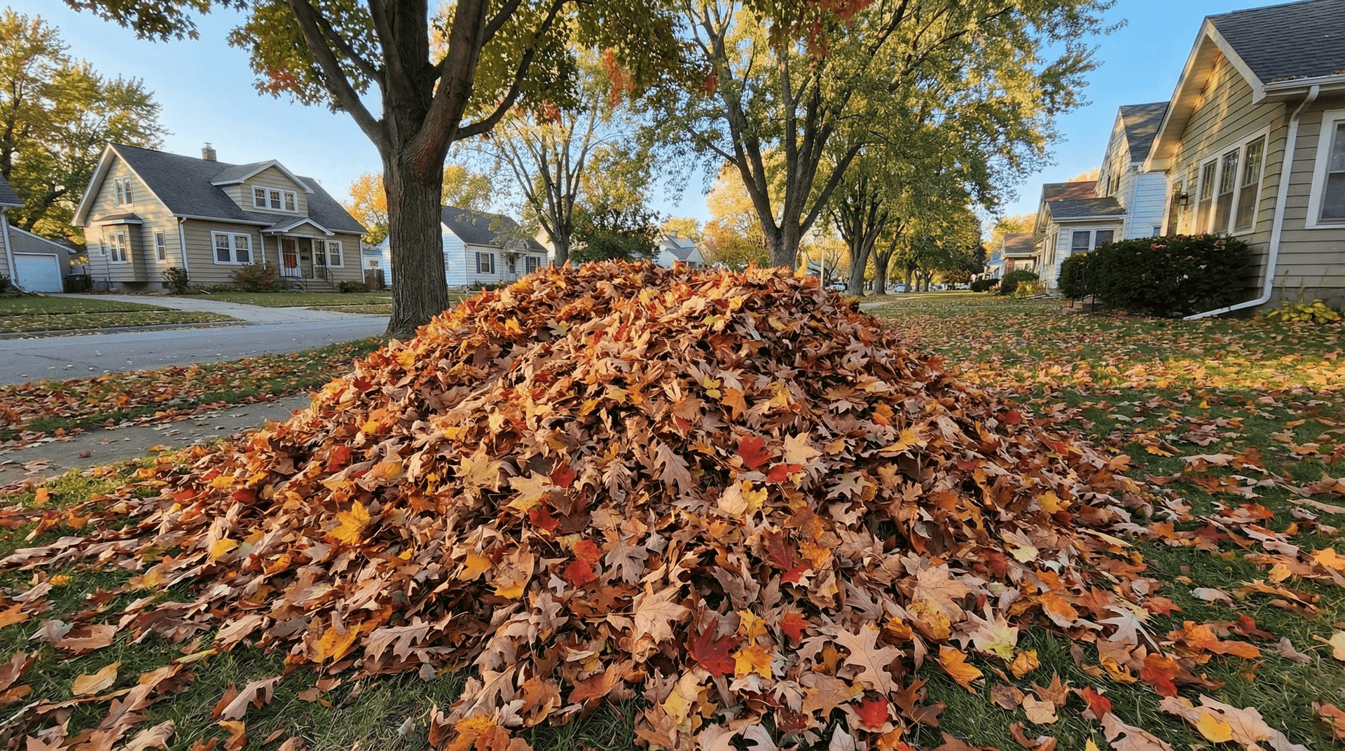 Efficient Leaf Removal Services in Fort Wayne Indiana – Minnick Lawn & Landscaping