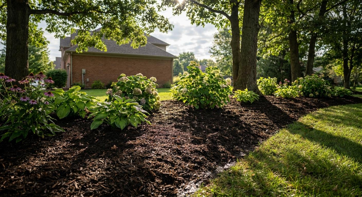 Organic vs Rubber Mulch: Which is Best for Fort Wayne Lawns?