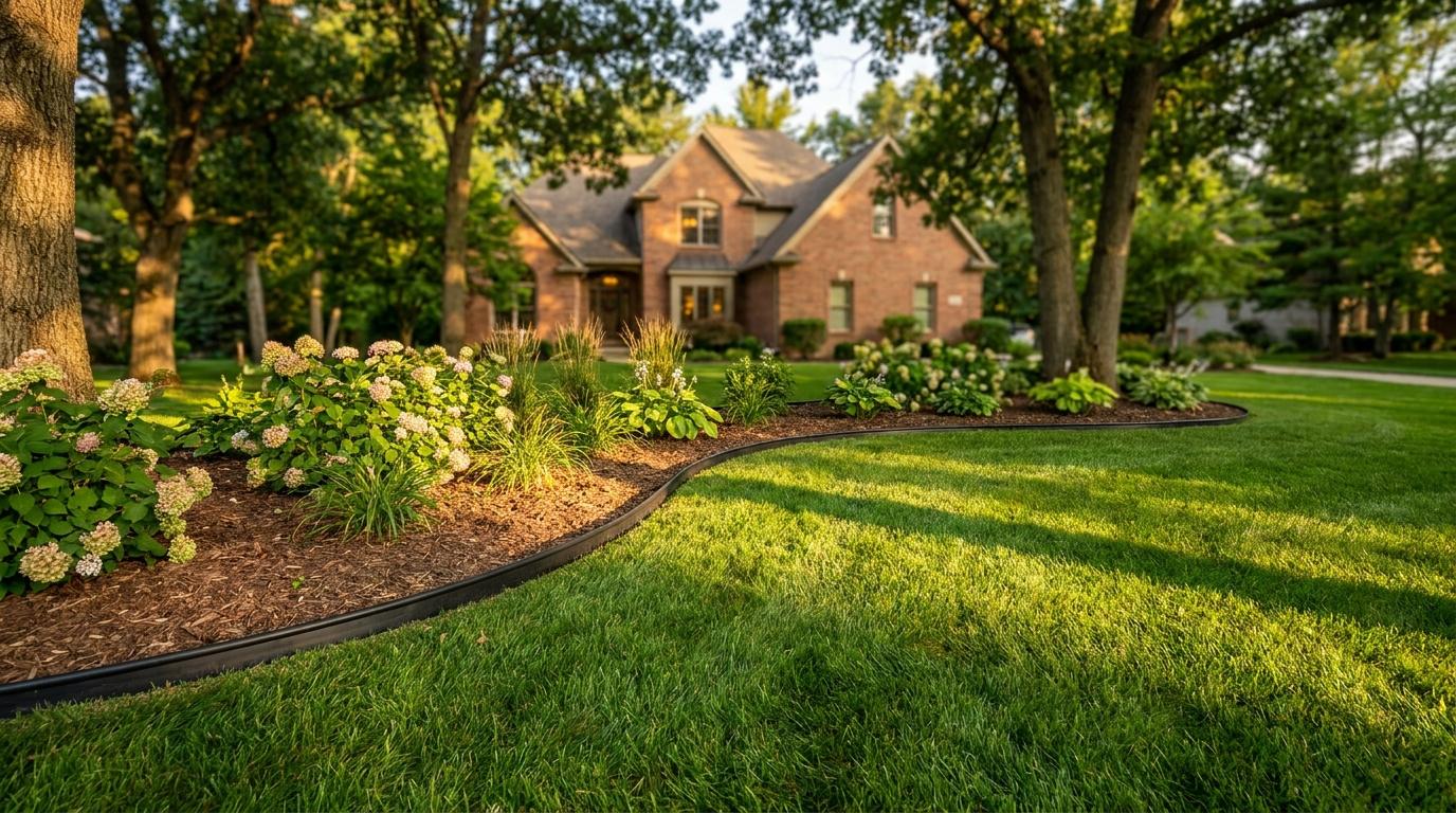 Benefits of Rubber Landscape Edging for Fort Wayne Lawns - Minnick Lawn & Landscaping Fort Wayne
