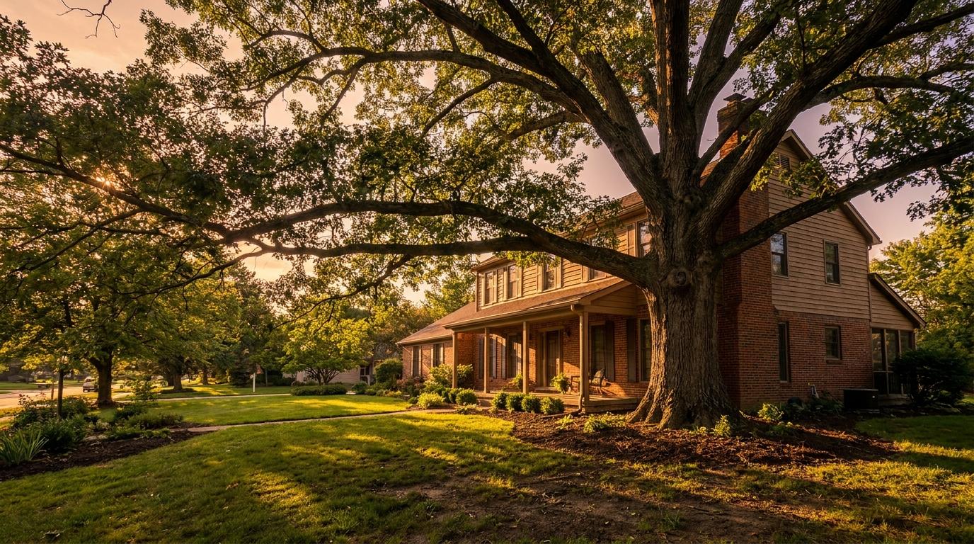 Should You Plant Trees Close to Your Home in Fort Wayne?