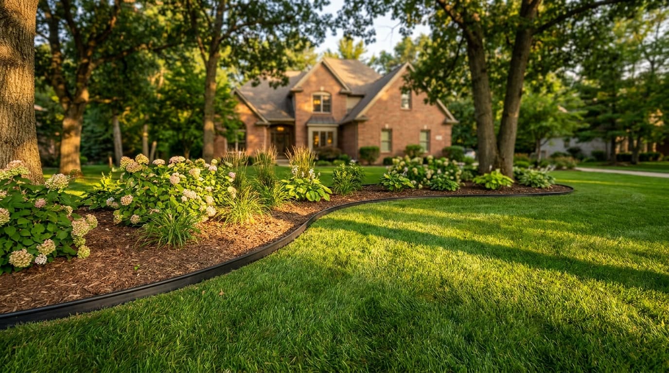 Benefits of Rubber Landscape Edging for Fort Wayne Lawns