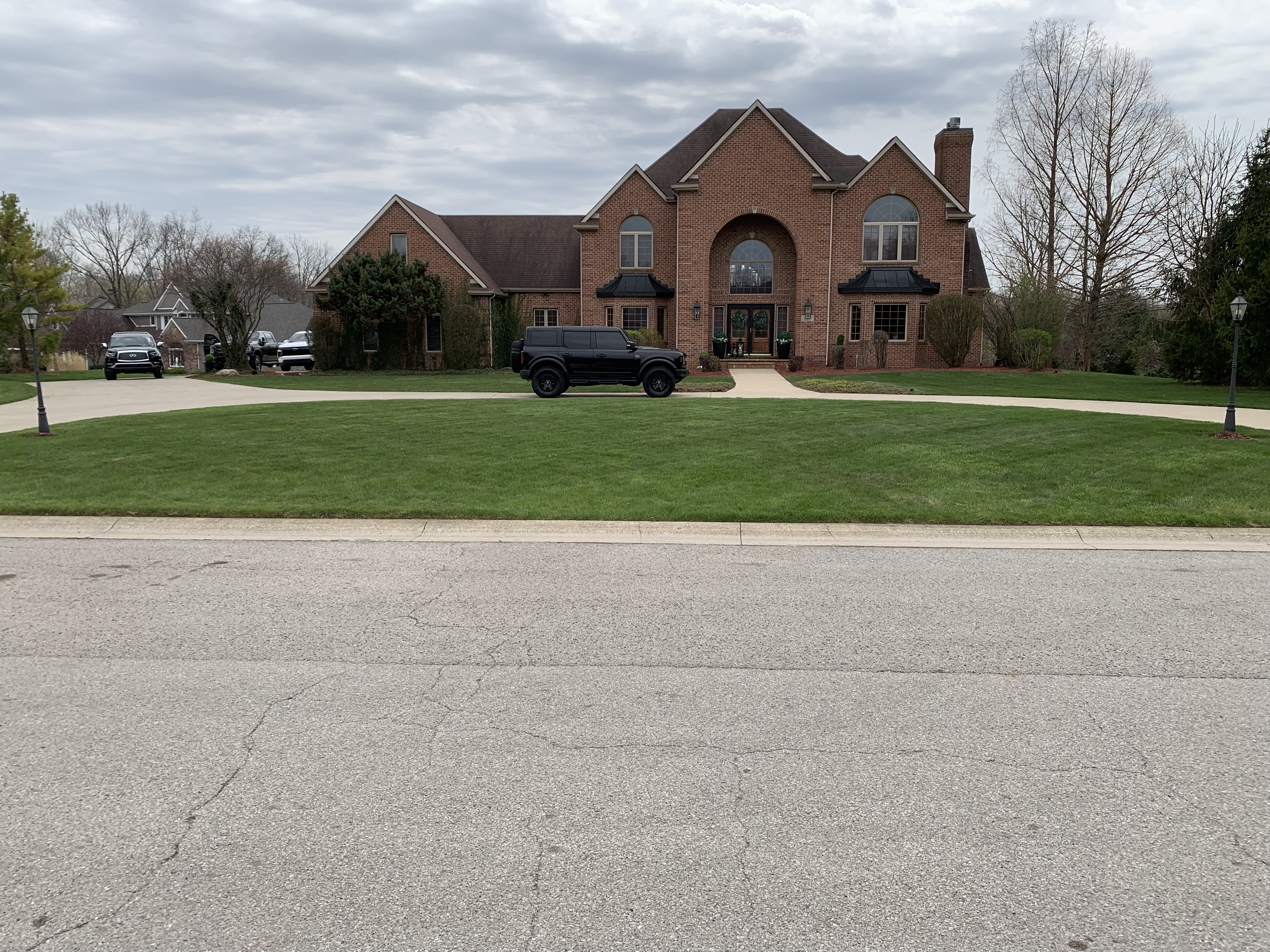 Vibrant lawn after spring care